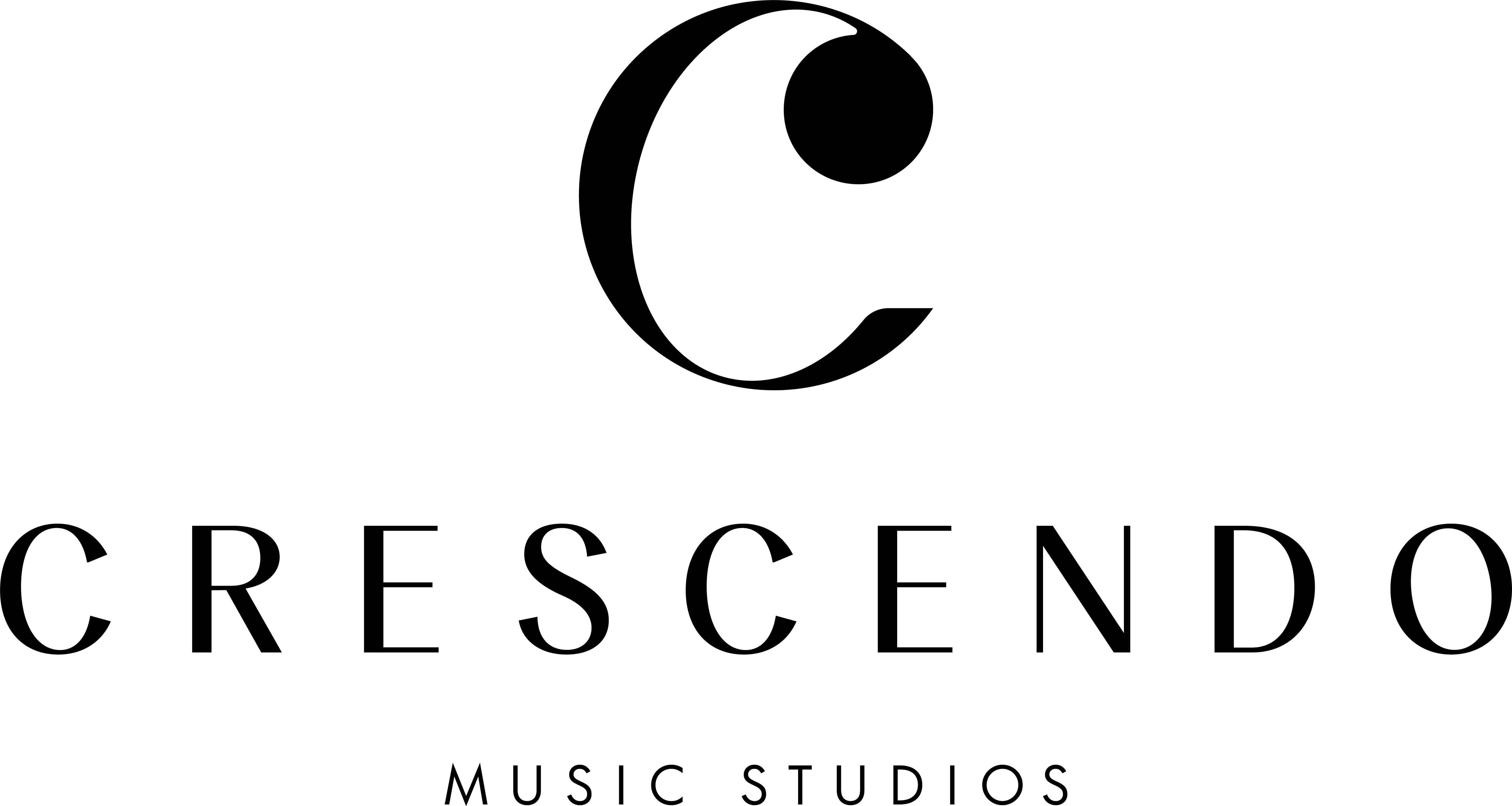 Crescendo Music Studios logo - return to homepage