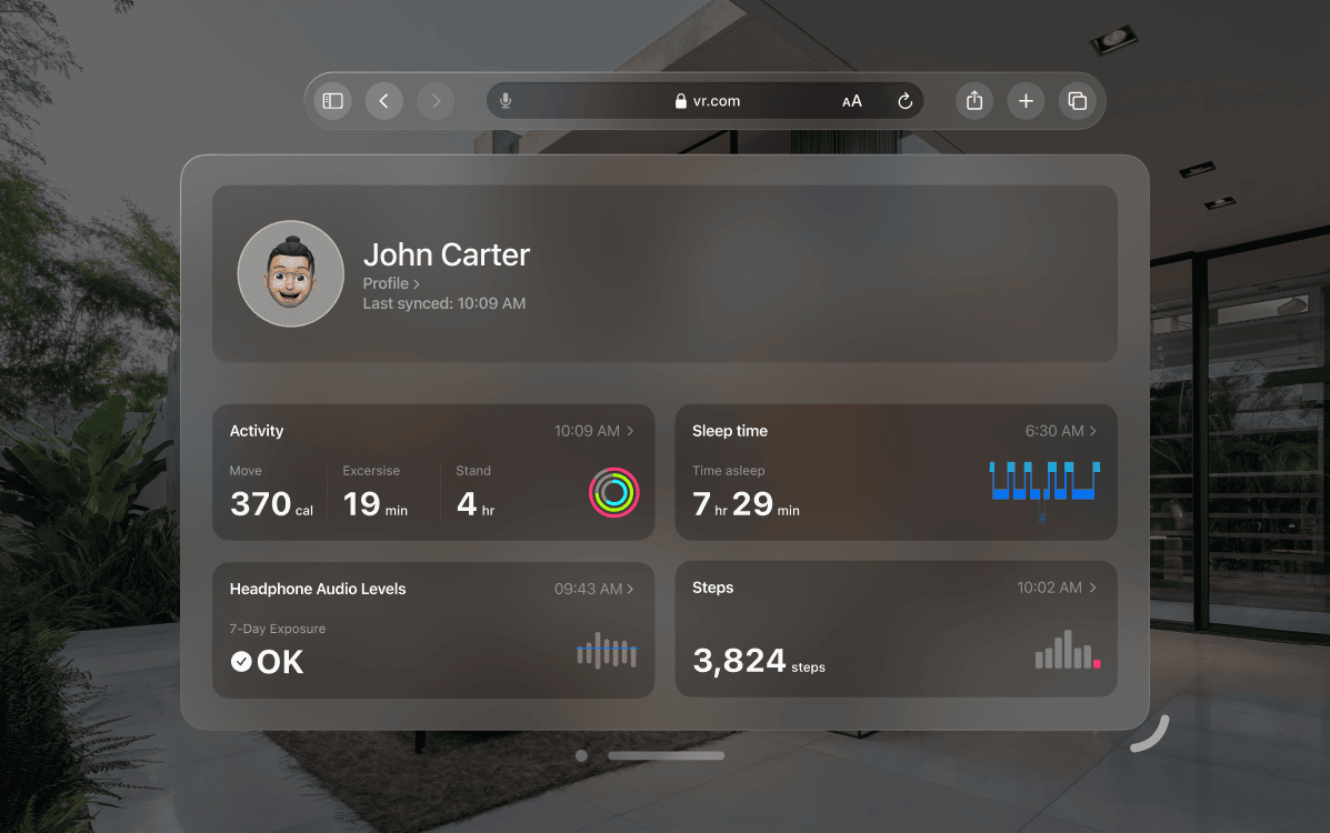 Healthcare Stats - VR X Webflow Template