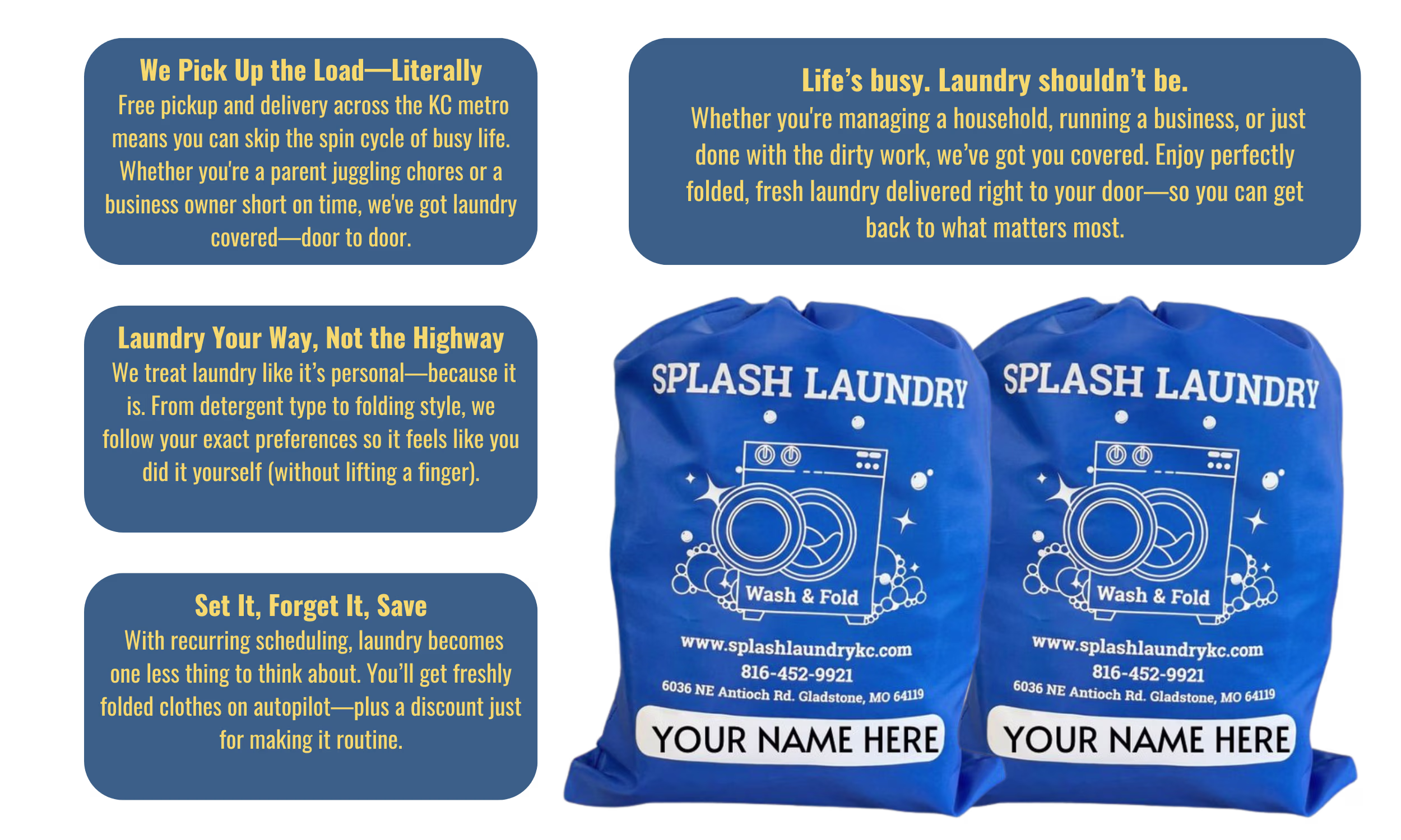 main points description of splash laundry kansas city laundry service