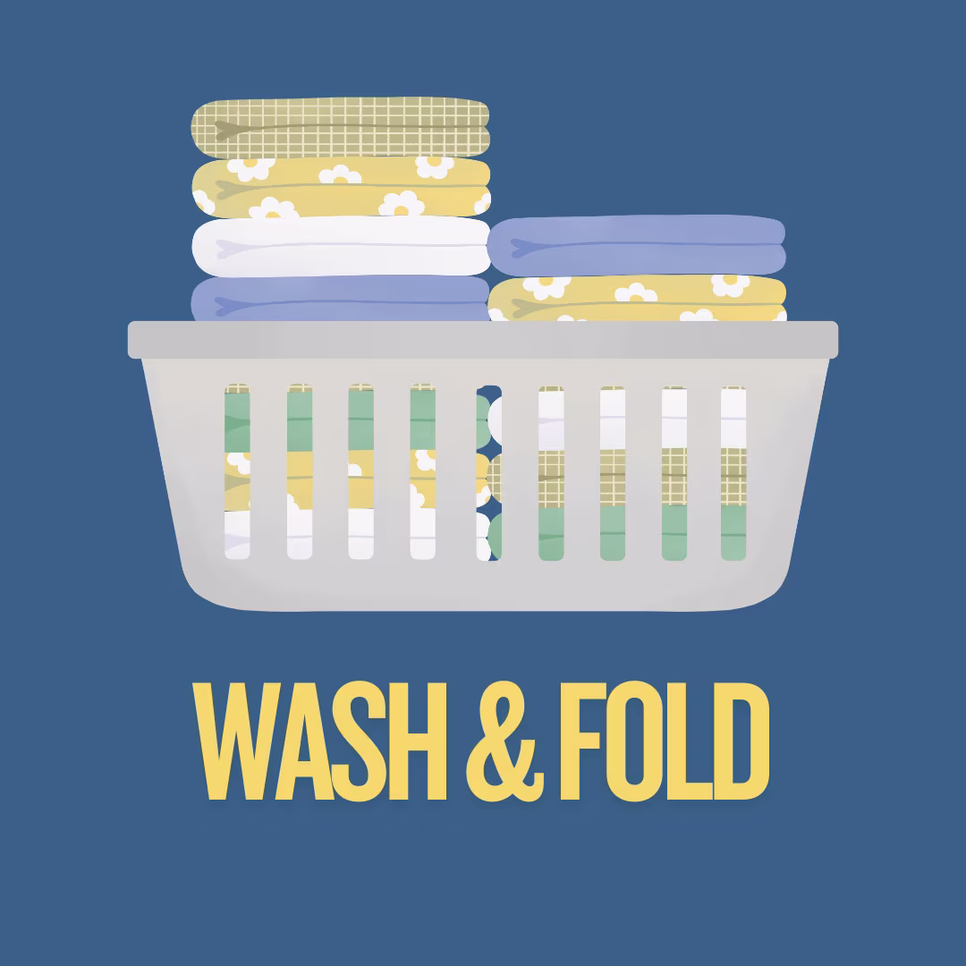 image of folded laundry in basket