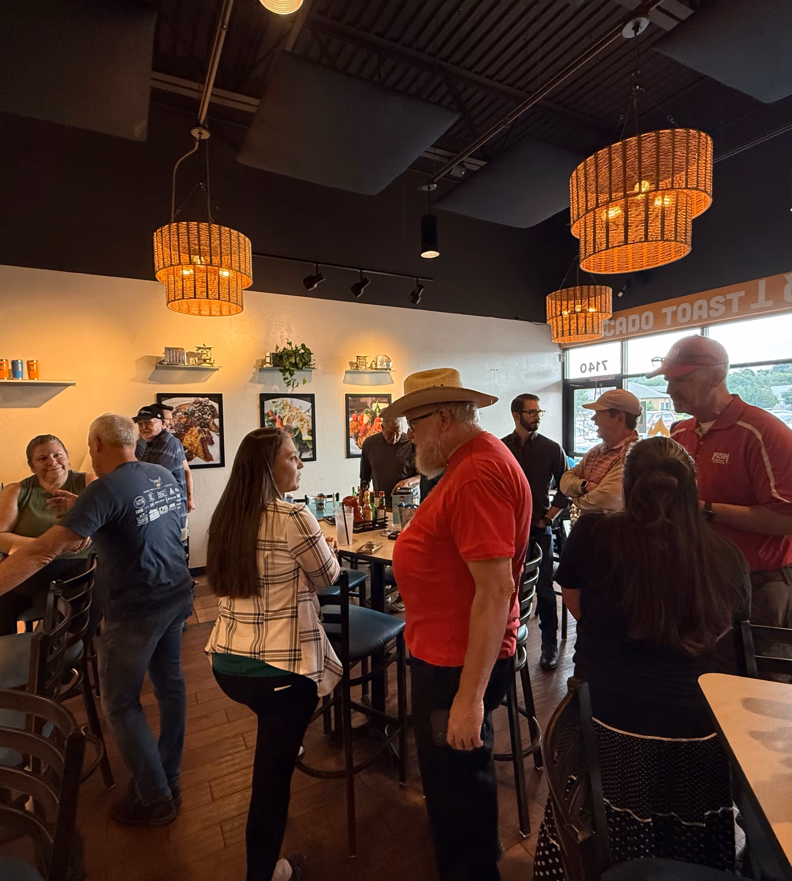 image of team brainstorming session (for a graphic design studio)