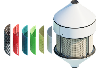 3D illustration of an OceanWell desalination pod with LifeSafe multi-layer filtration system for safe drinking water