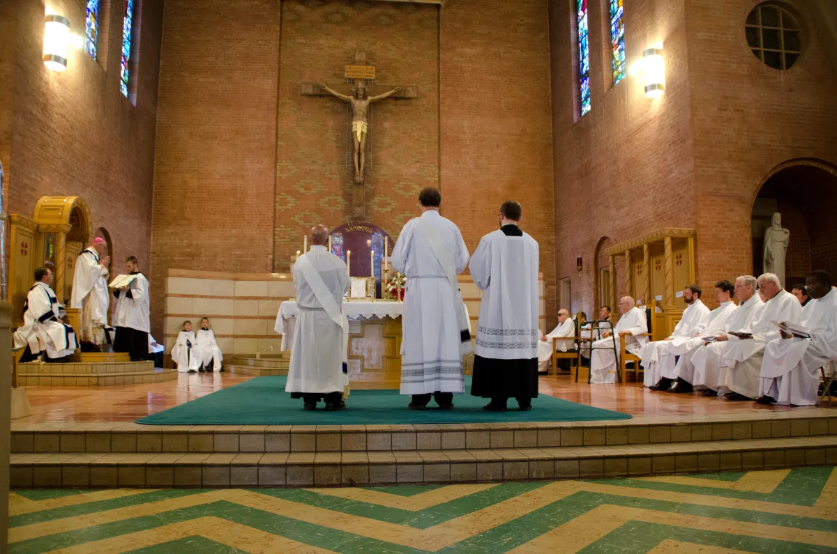 Image of Father Josh's Ordination in the Cathedral