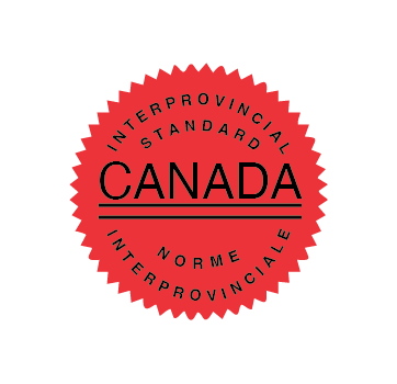 The logo pictured is a red seal of approval for certified tradesmen and indicates the authenticity of a tradesmans work according to the canadian government.