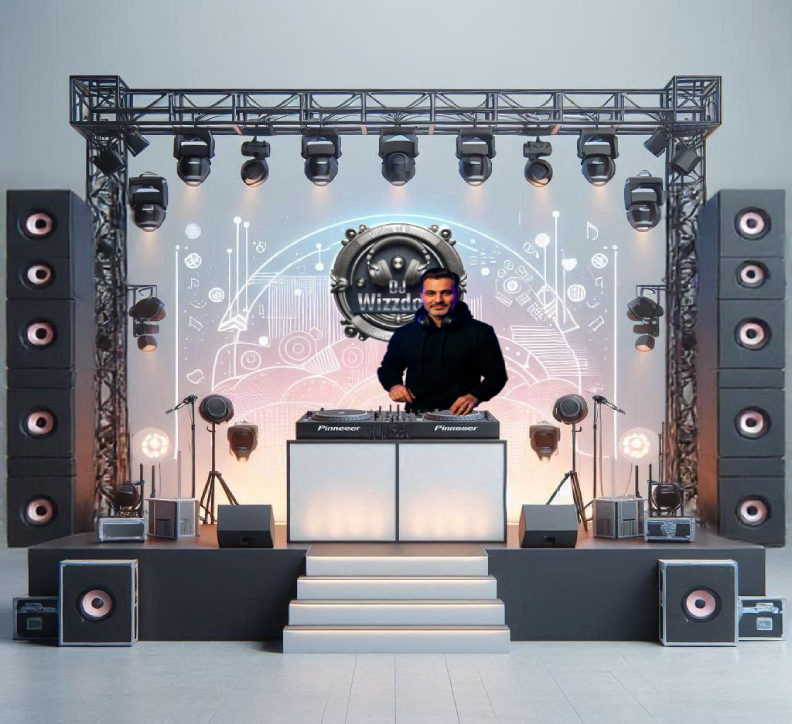DJ WizzdoM performing a live set