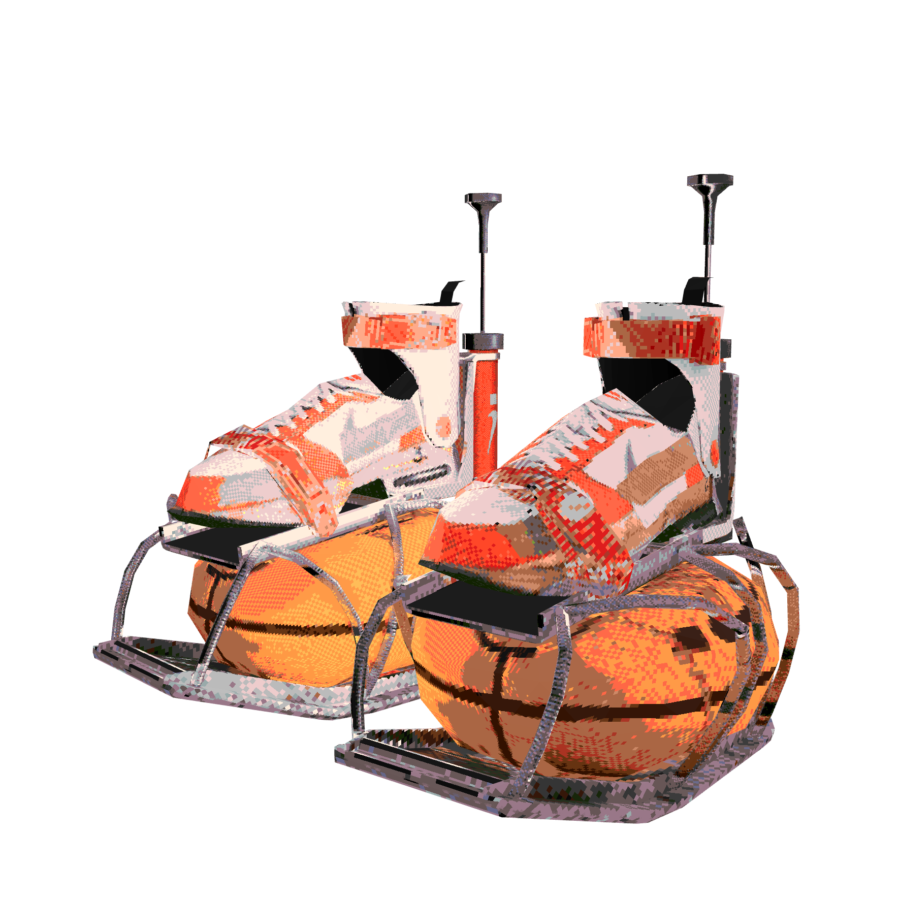 A picture of the Bootles boots experiment from Max's Lab.