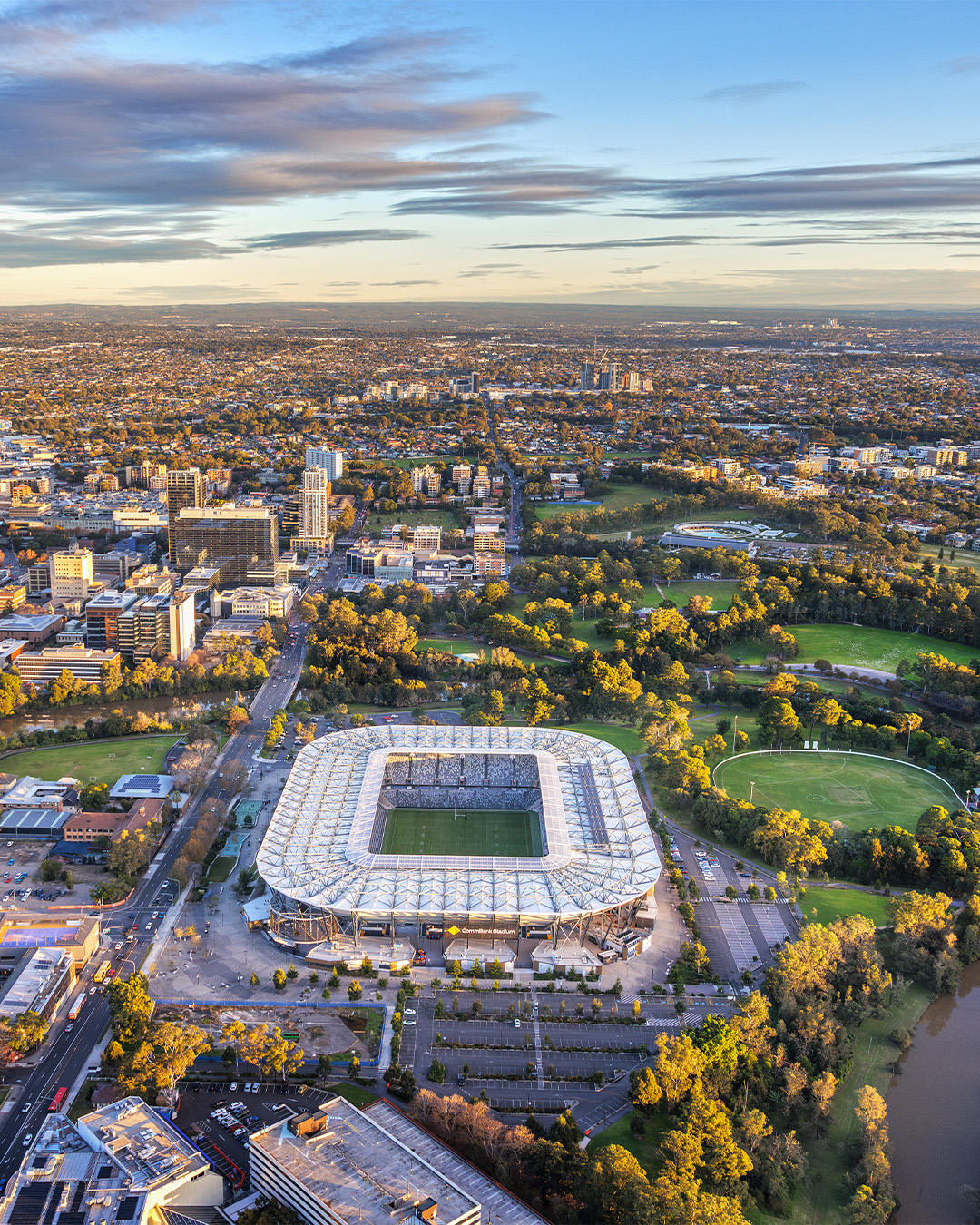 ustralia fans arrive at the stadium prior to the FIFA Women's World Cup Australia & New Zealand 2023 Group B match between Australia and Ireland at Stadium Australia on July 20, 2023 in Sydney, Australia.