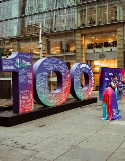  100 Days to Go: Stars and Young Dreamers Ignite Asian Cup Countdown 