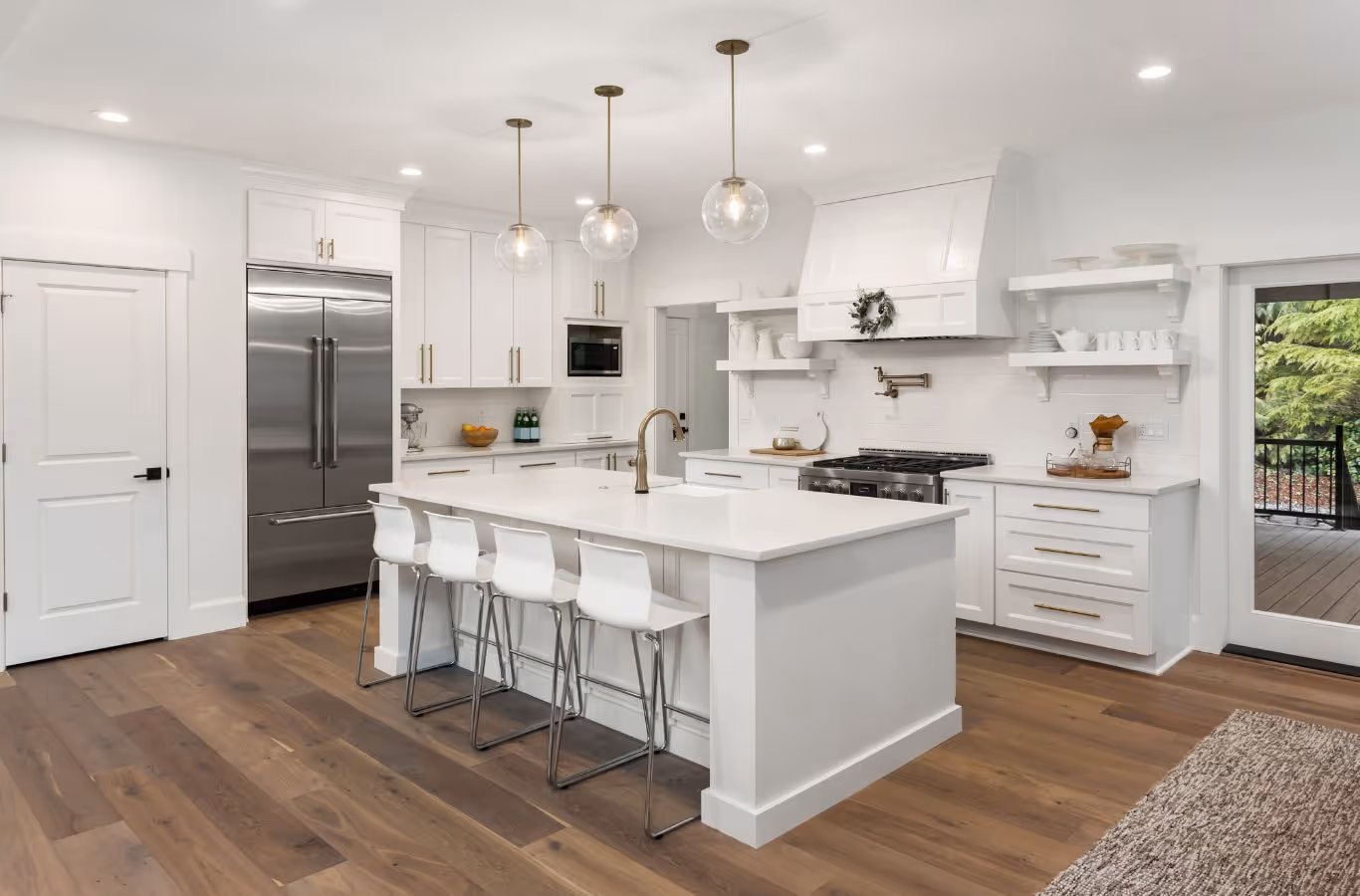 A PMB Property Improvements team member remodeling a kitchen in Clearwater, FL, demonstrating the benefits of local expert service.