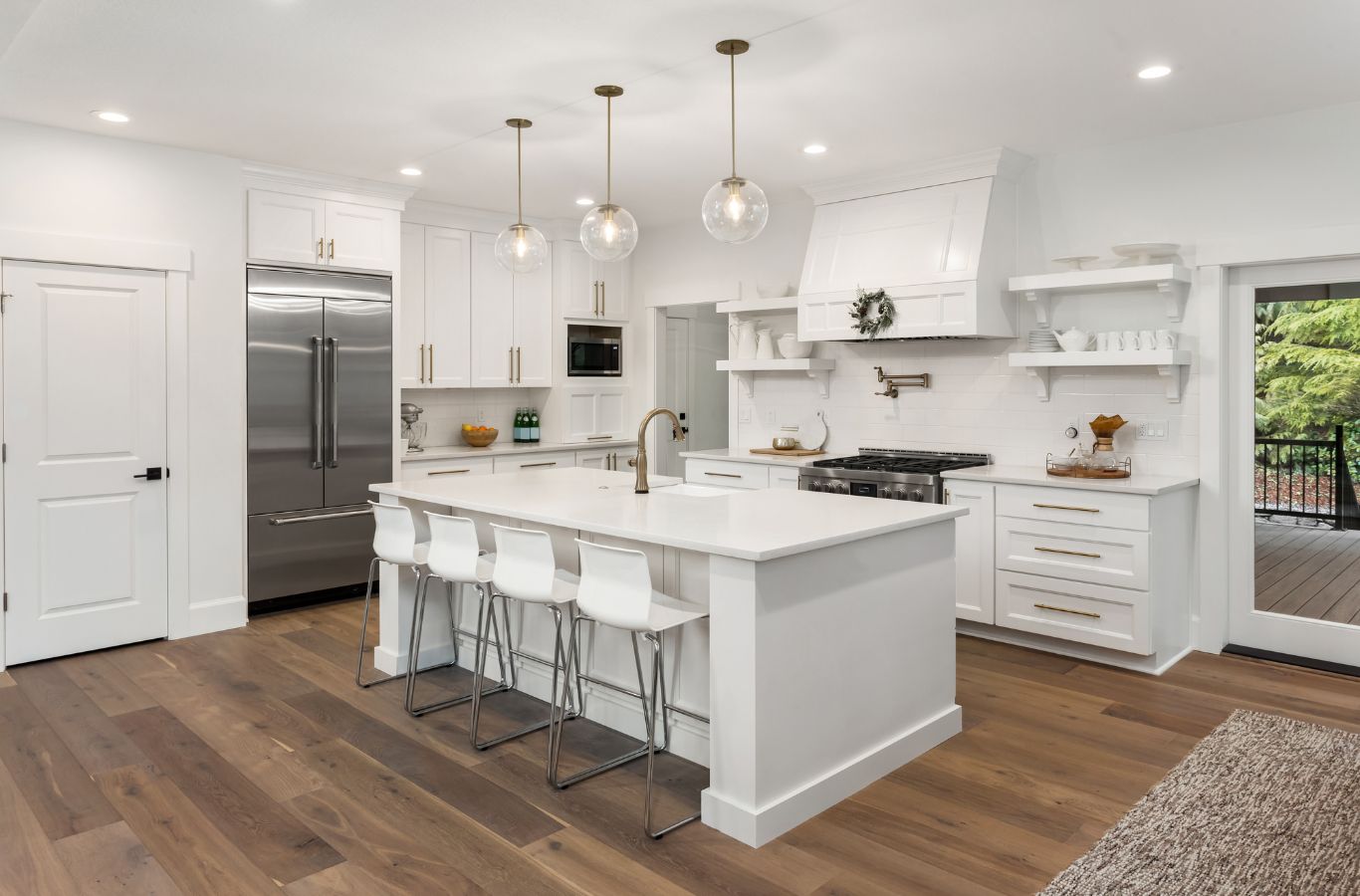A PMB Property Improvements team member delivering kitchen remodeling services in Tampa, demonstrating the benefits of using a local professional for this essential service.