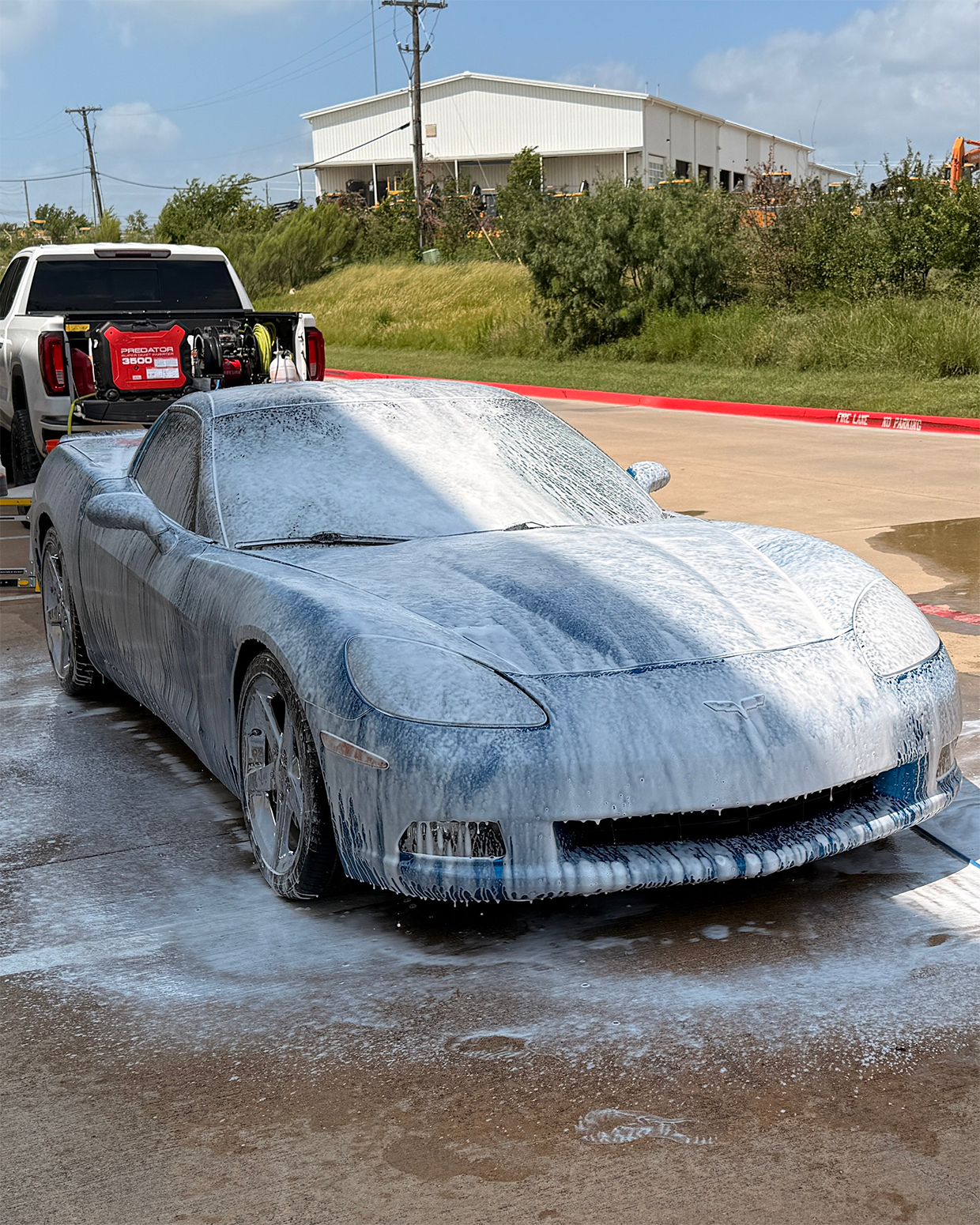 image of various before and after service photographs (for a cleaning service)