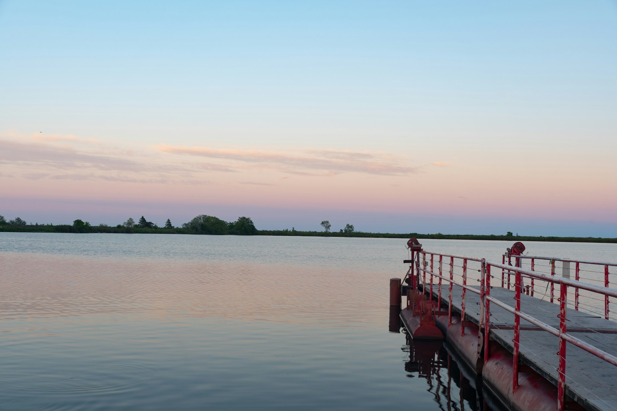 Boat ramp at Old Hickory Lake in Wilson County, Tennessee