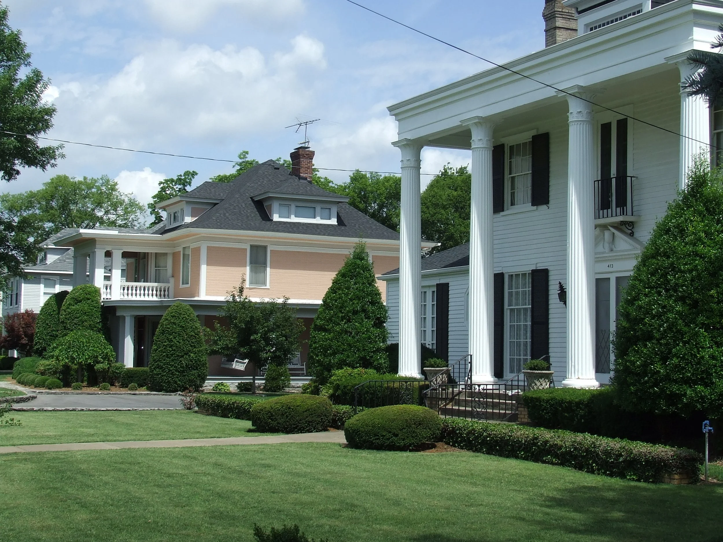 Historic neighborhoods around Cumberland University, Lebanon TN