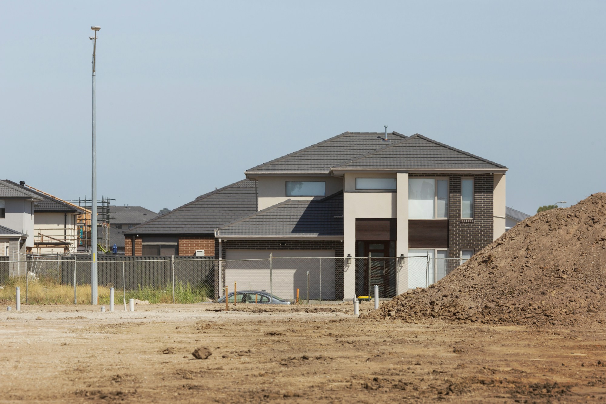 New construction concept — new home finished