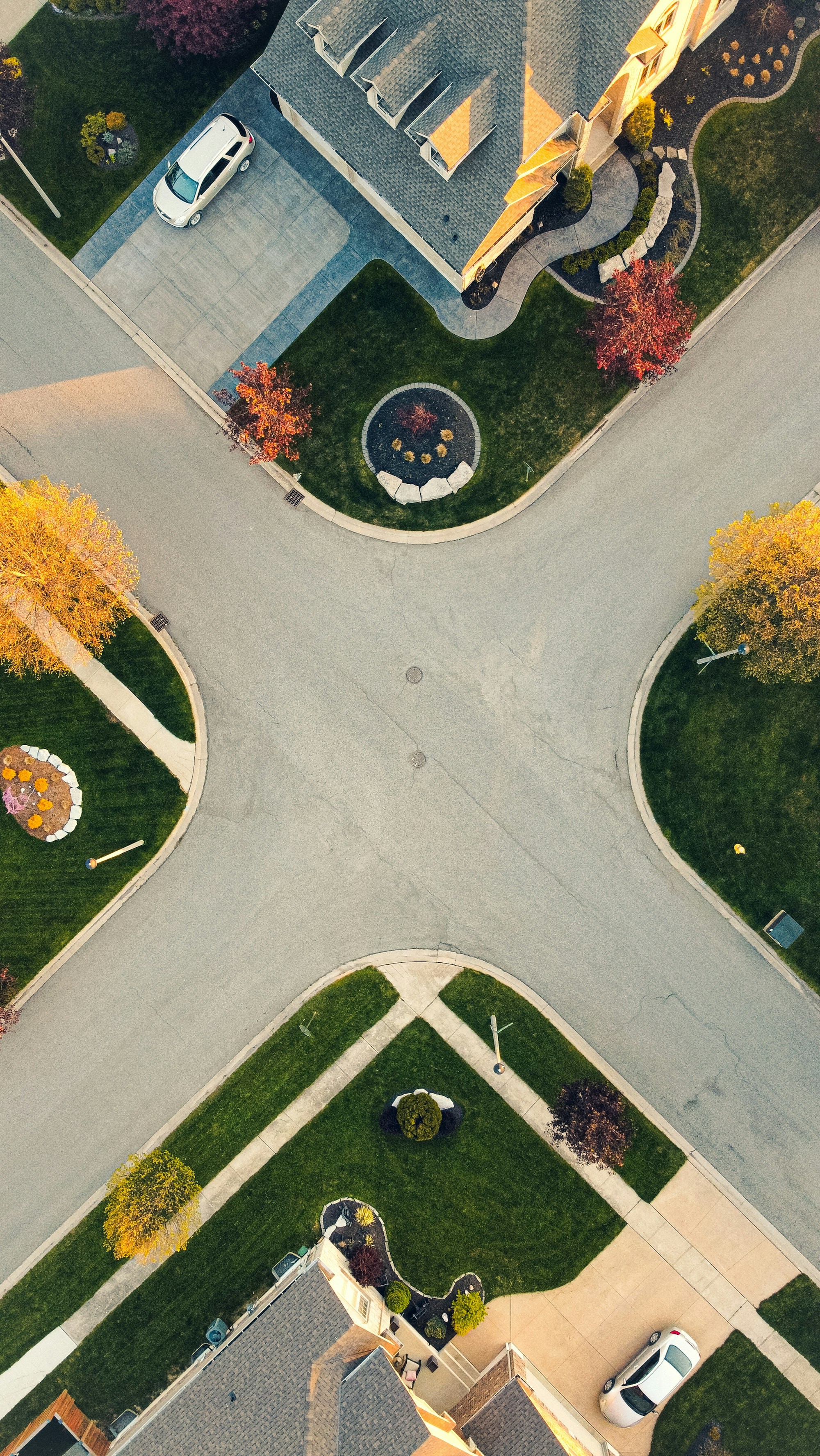 Suburban neighborhood concept — suburban quiet