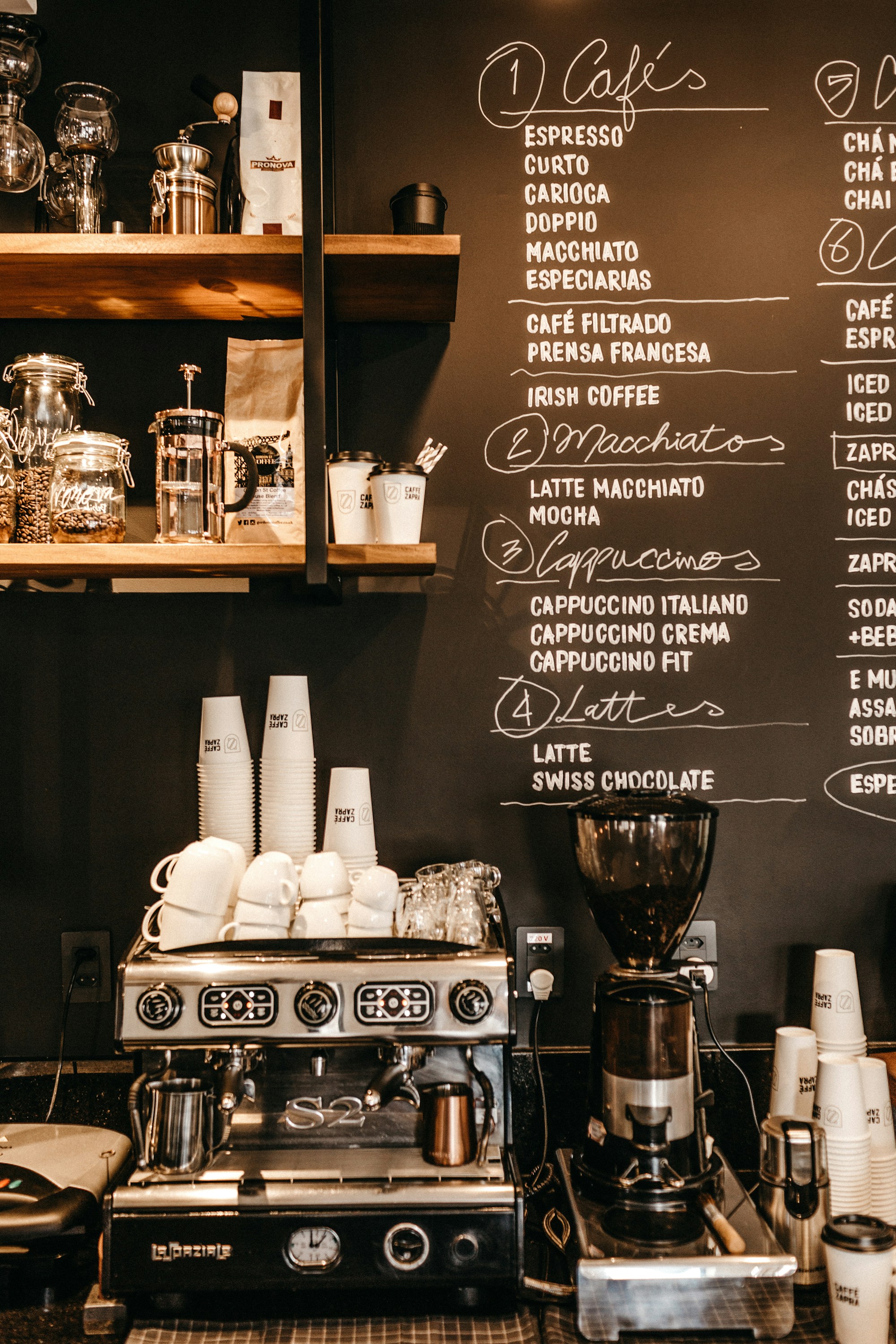 Coffee shop concept — cafe cozy