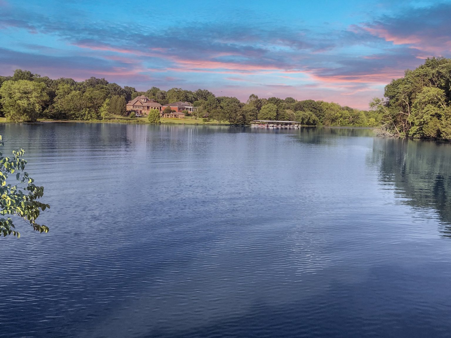 Old Hickory Lake on the Wilson County side, Tennessee