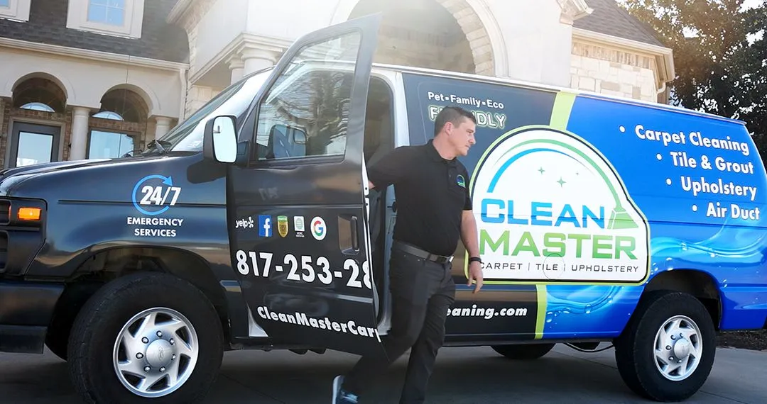 staff member with truck