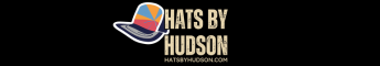 Logo for Hats By Hudson, a business run by a young entrepreneur and his family in Vancouver, WA.