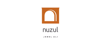 Nuzul logo with a stylized arch design in brown above the word 'nuzul' and the text 'Abdul Ali' underneath.