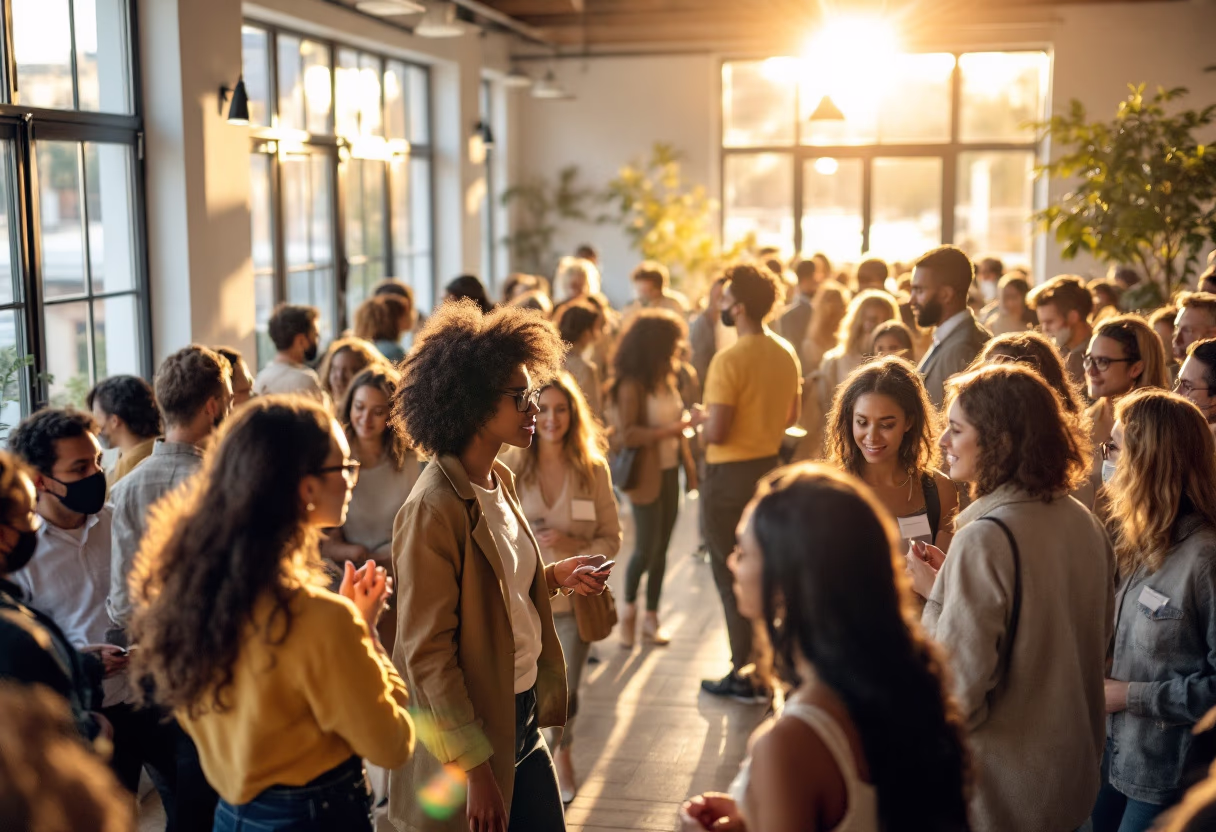 image of networking event (for a hr tech)