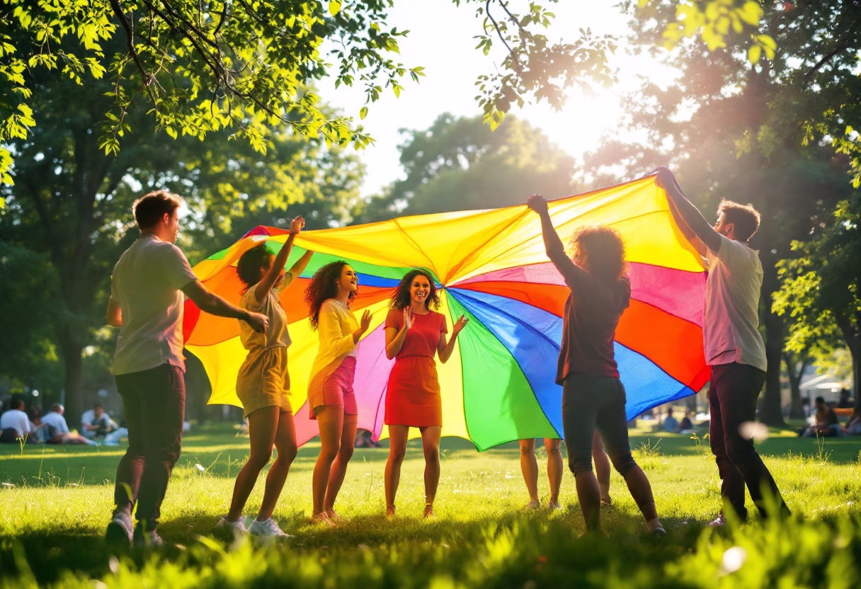 image of a teambuilding activity