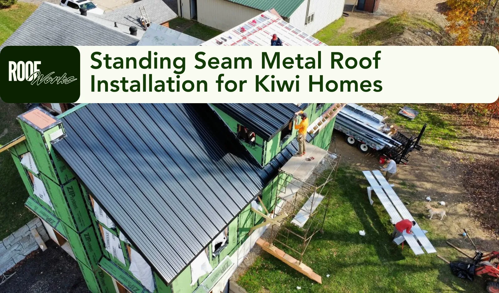 Standing Seam Metal Roof Installation for Kiwi Homes