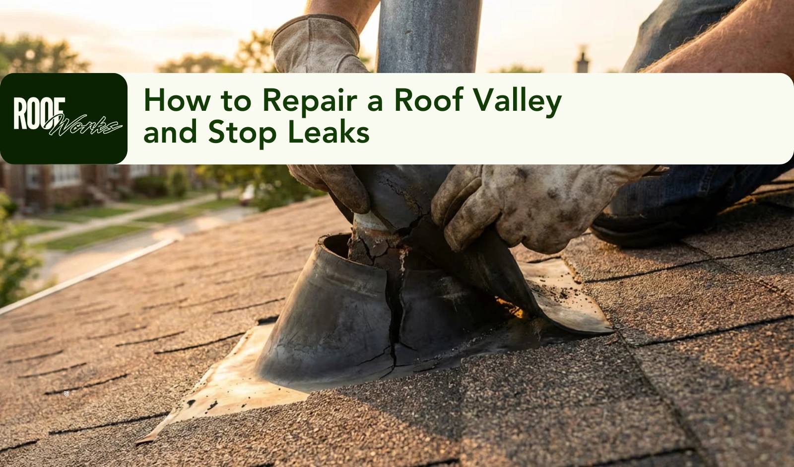 How to Repair a Roof Valley and Stop Leaks