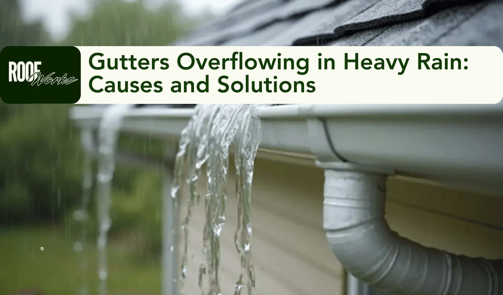 Gutters Overflowing in Heavy Rain: Causes and Solutions