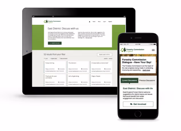 dialogue for structured conversations on tablet and mobile