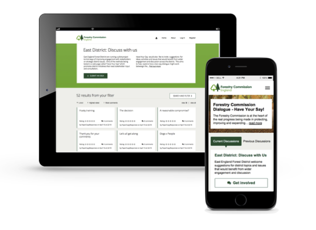 dialogue for structured conversations on tablet and mobile