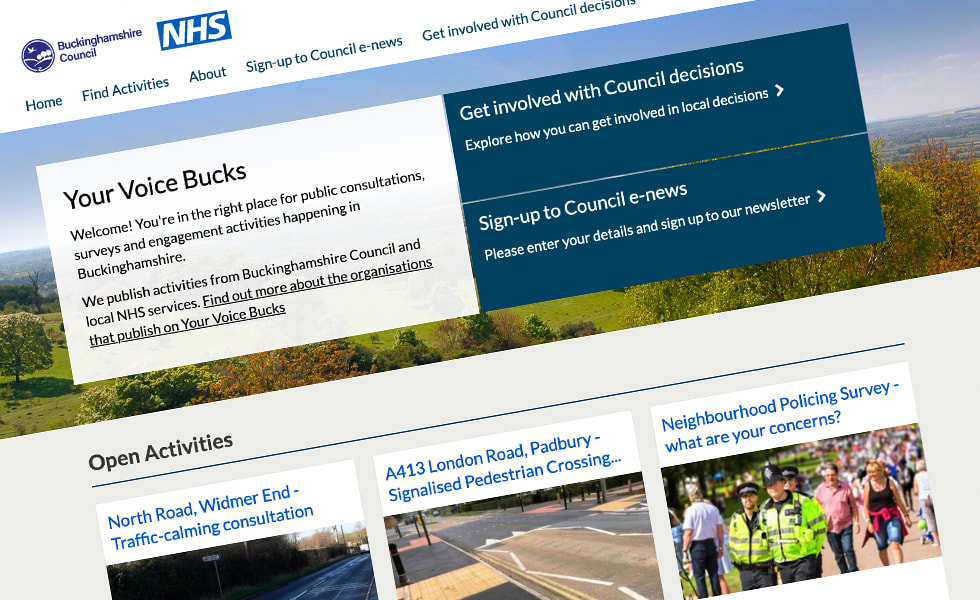 Snapshot of consultation for Buckingham City Council via Delib's Citizen Space