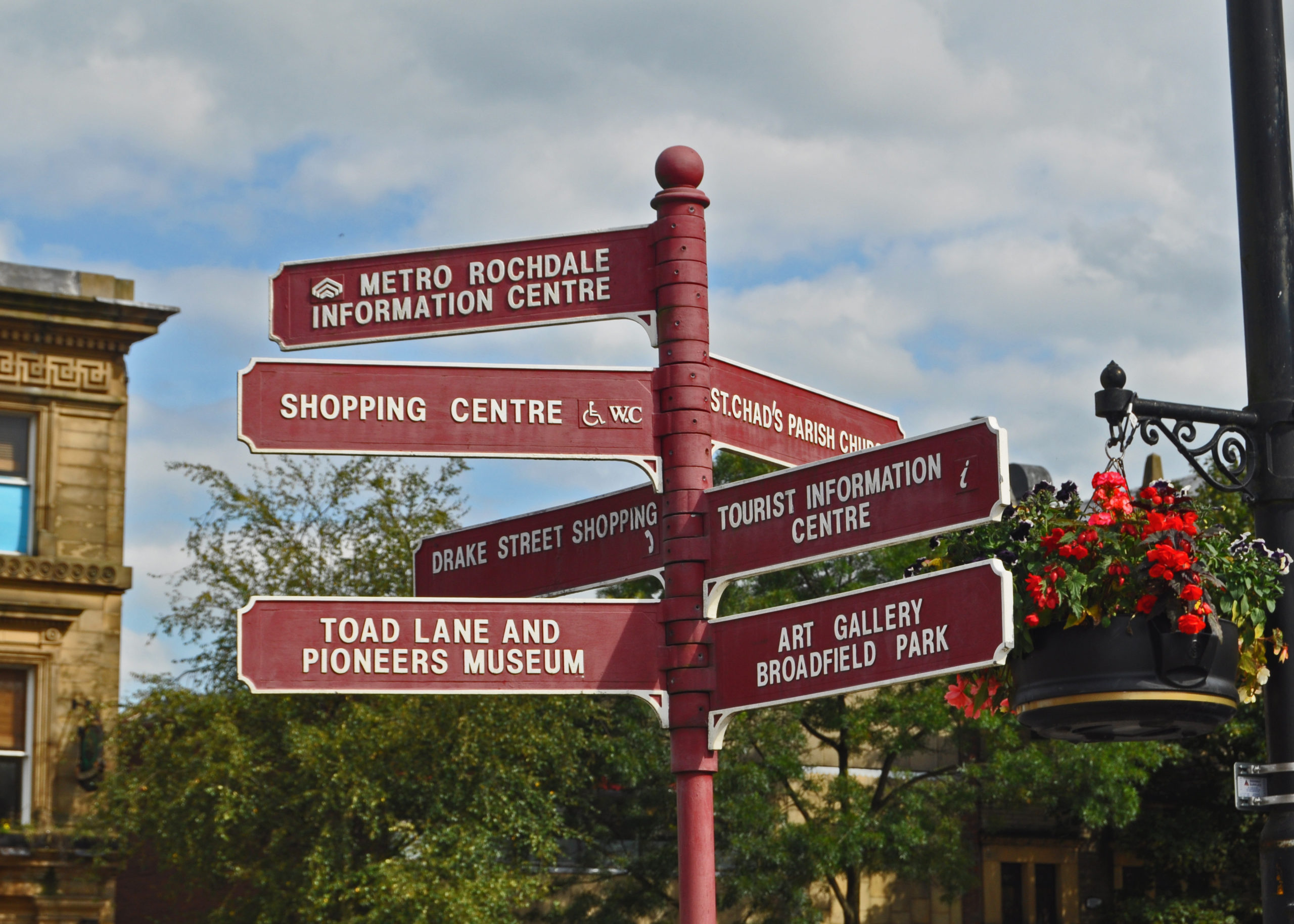a rochdale multi-way sign