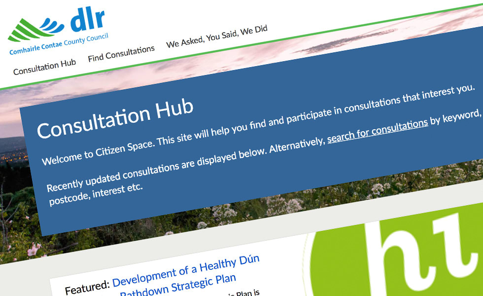 Dun Laoghaire consultation hub on citizen space