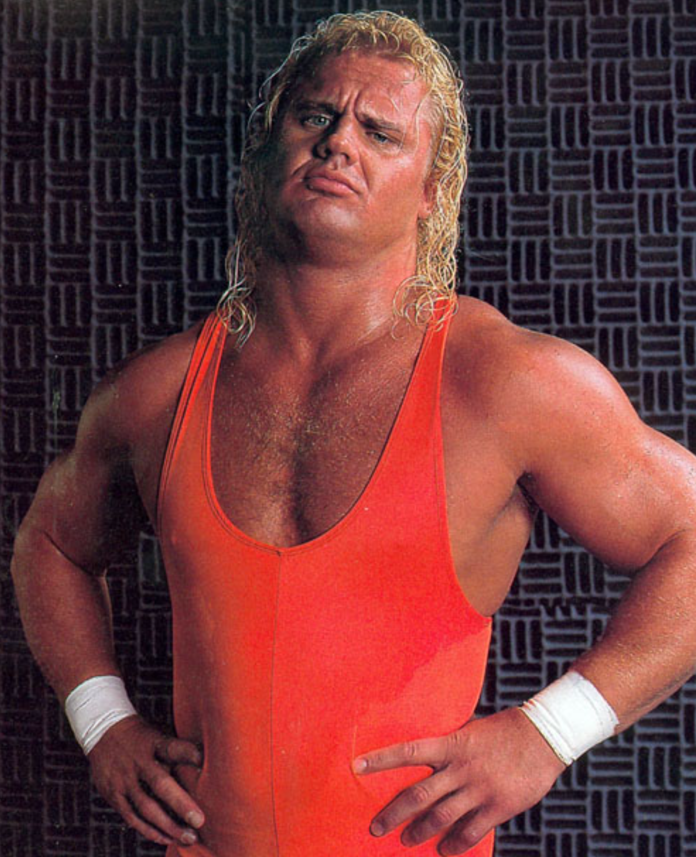 a totally badass wrestler looking fly as hell.