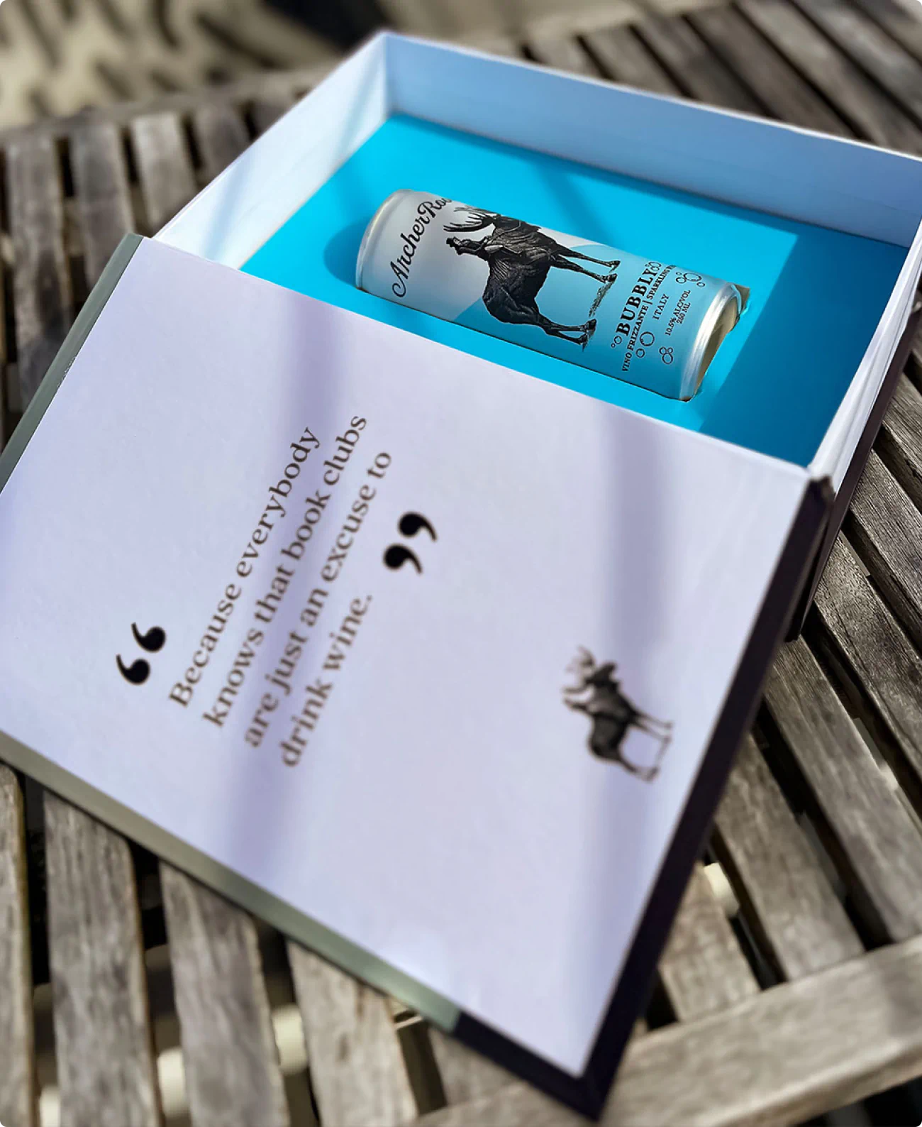 Influencer gift box for Archer Roose Wine created by Colossus.