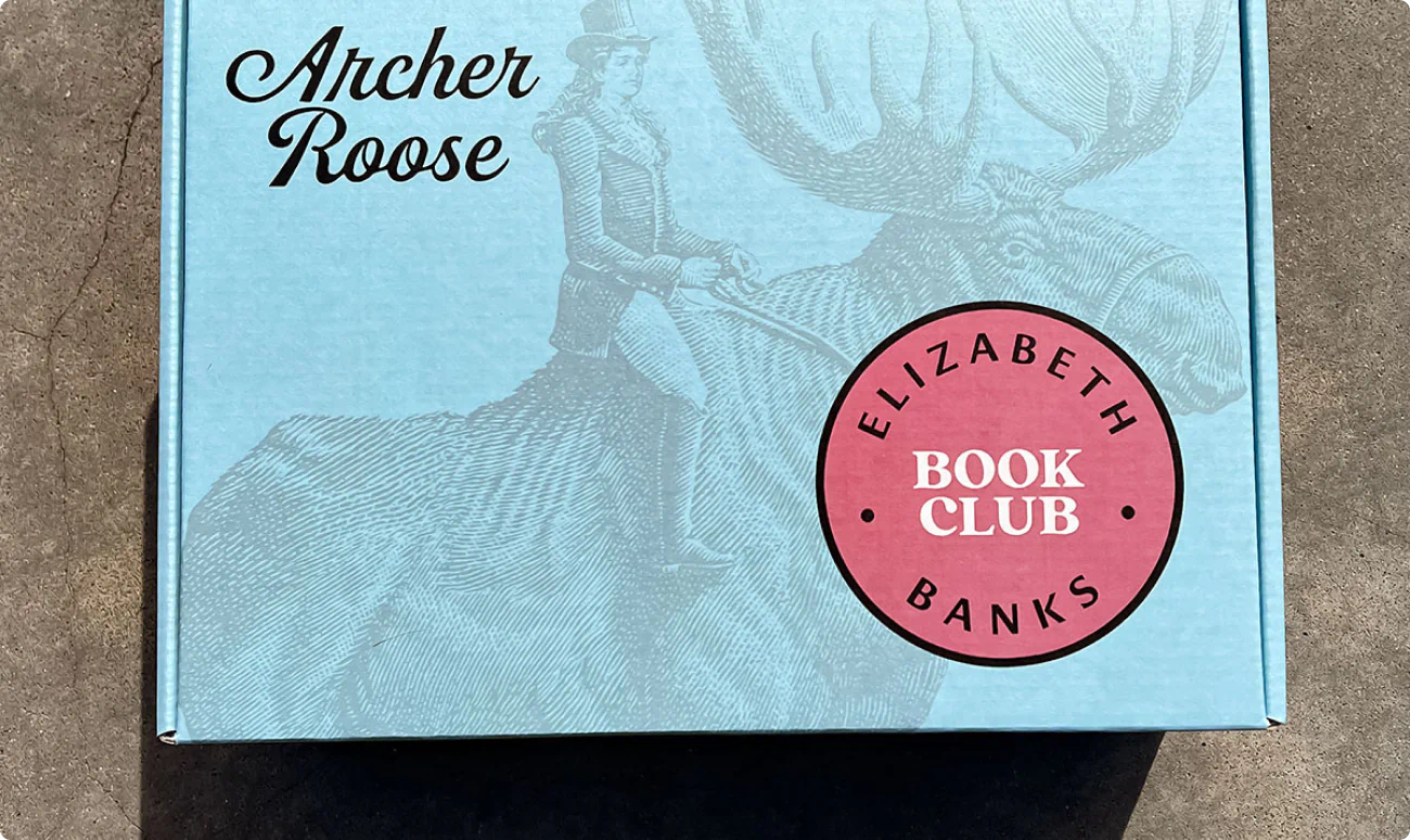 Influencer gift box for Archer Roose Wine created by Colossus.