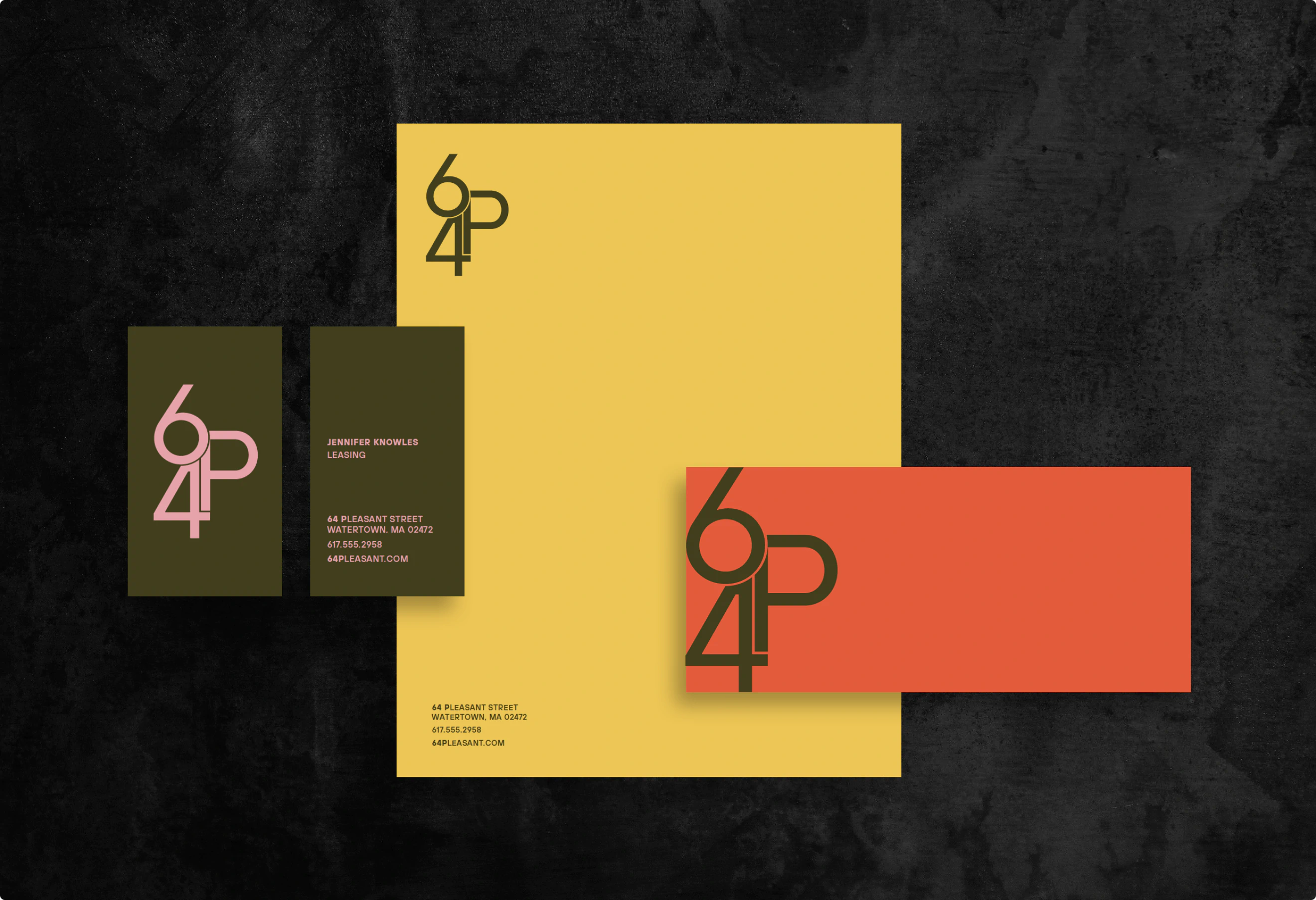 Business collateral for 64P.