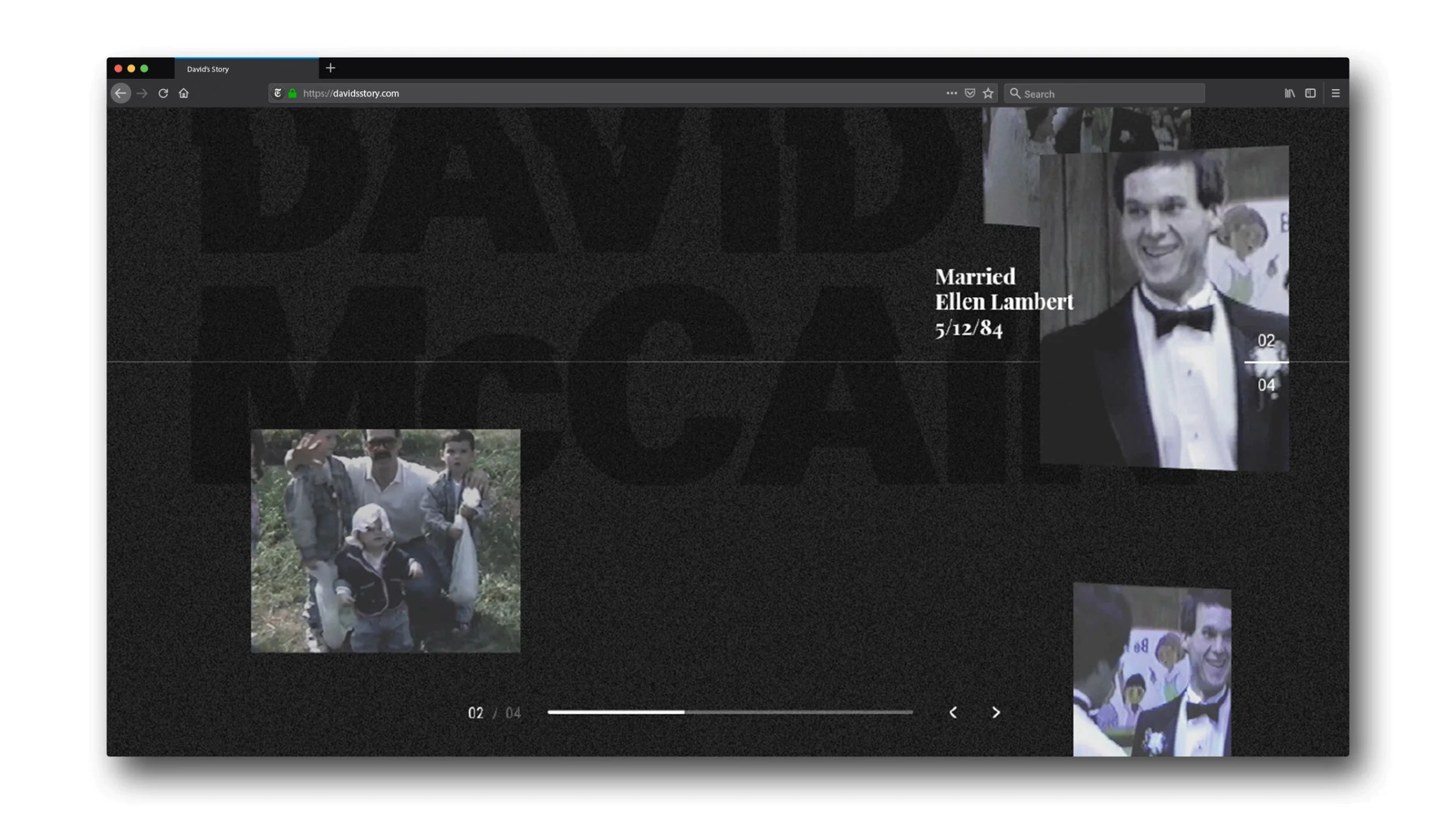 Immersive digital experience page for the ALS Association.