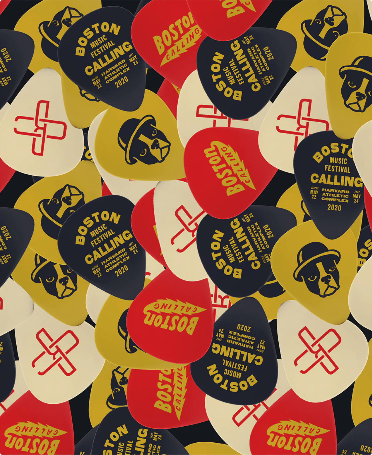Boston Calling guitar picks.