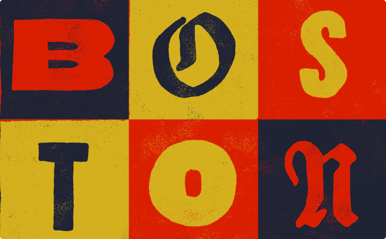 Typographic system. A part of the Boston Calling Music Festival brand identity and design system made by Colossus.