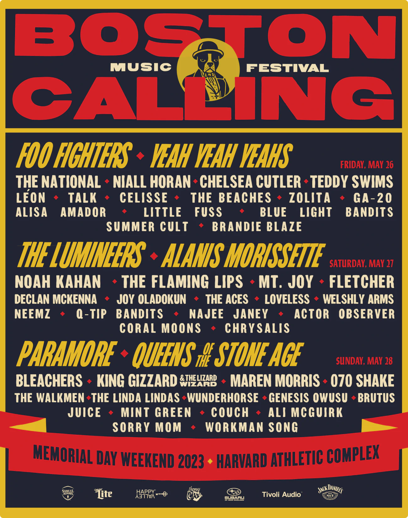 Poster design for Boston Calling.