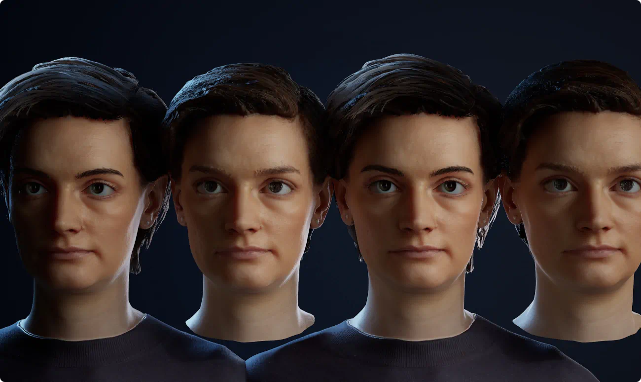 Character clone faces