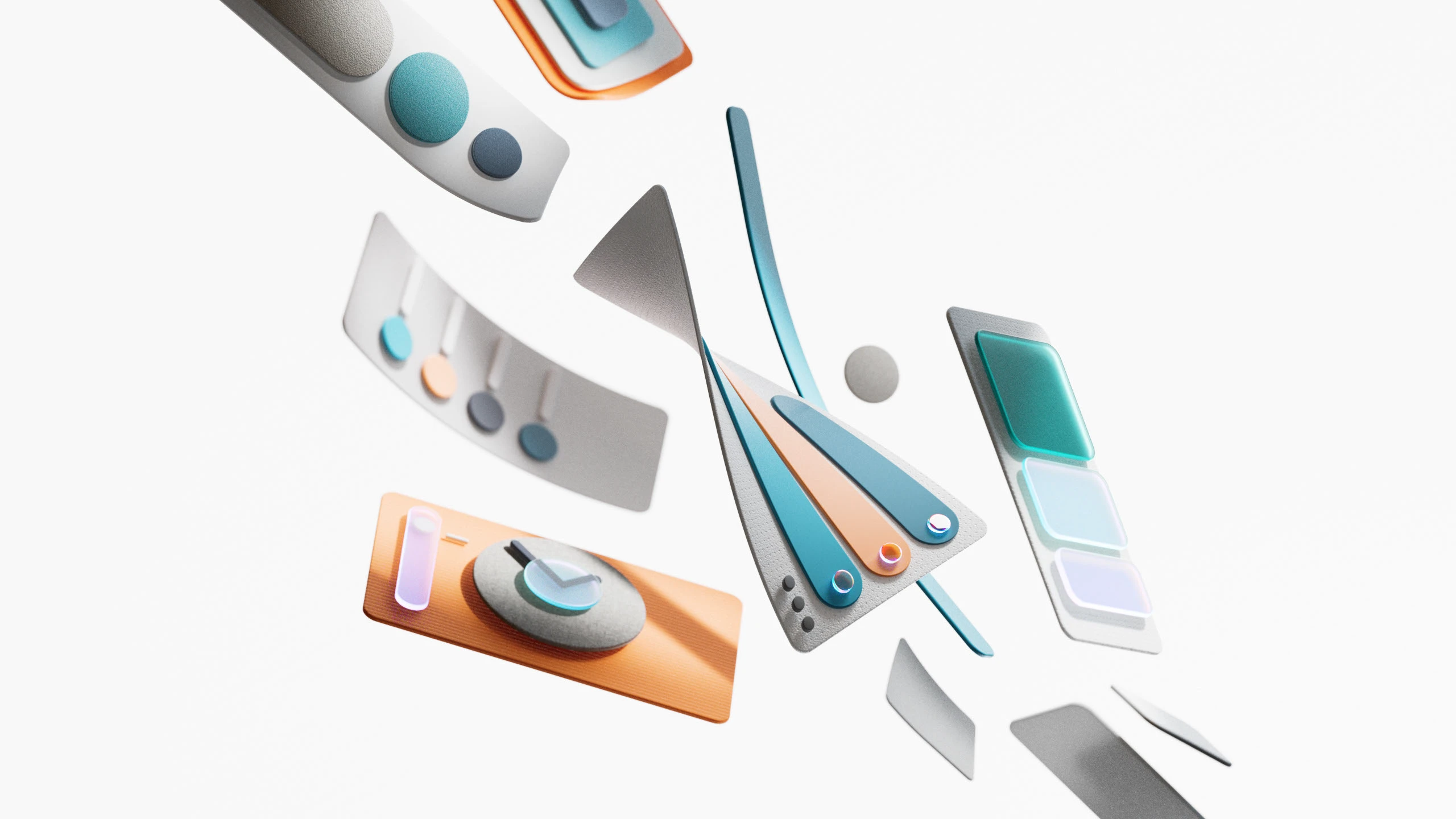 Sleek, futuristic, cascading UI elements created for the epocrates medical app.