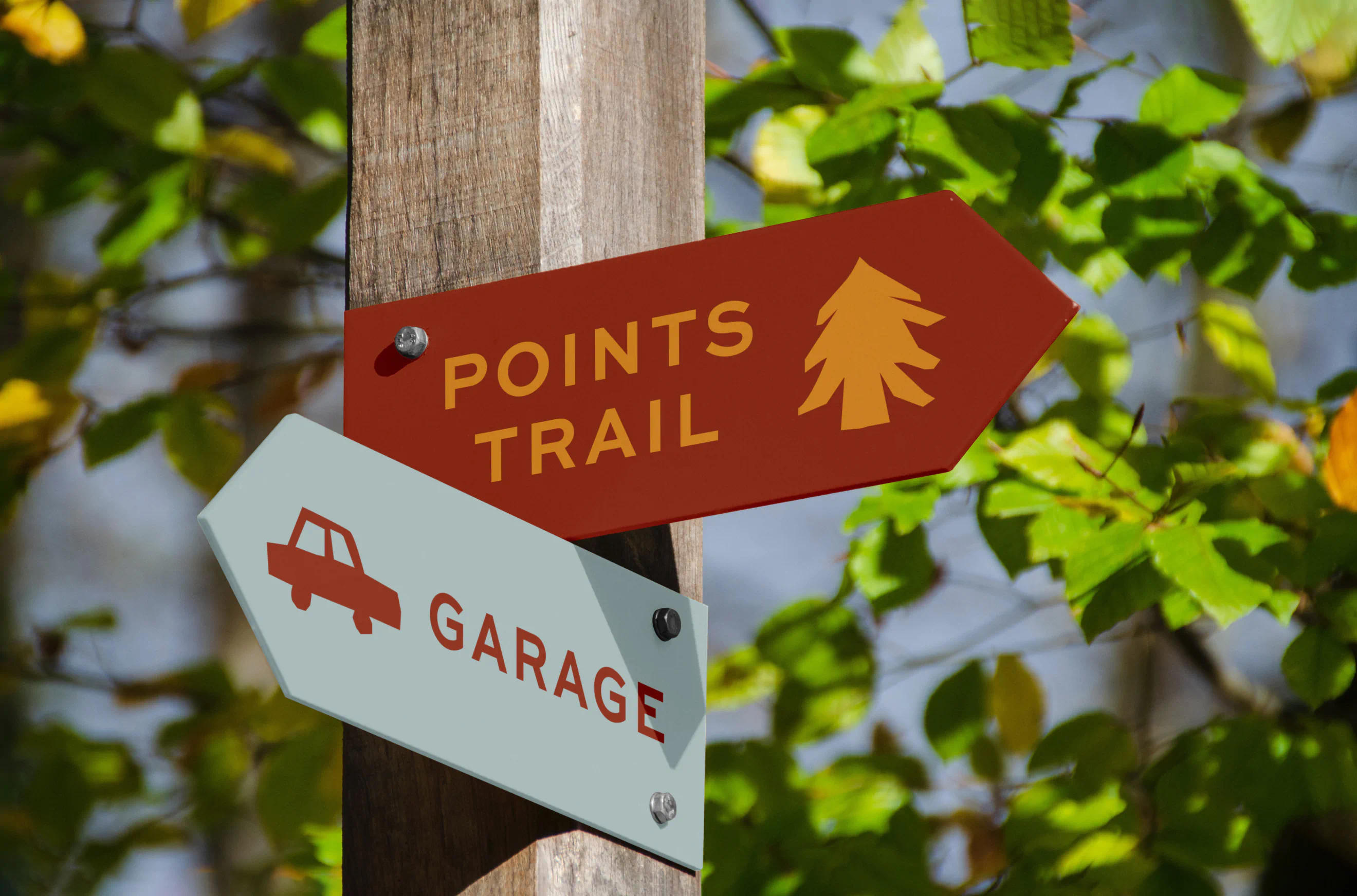Complex signage and wayfinding system for The Faraday. A part of the commercial real estate brand identity for a new development apartment building.