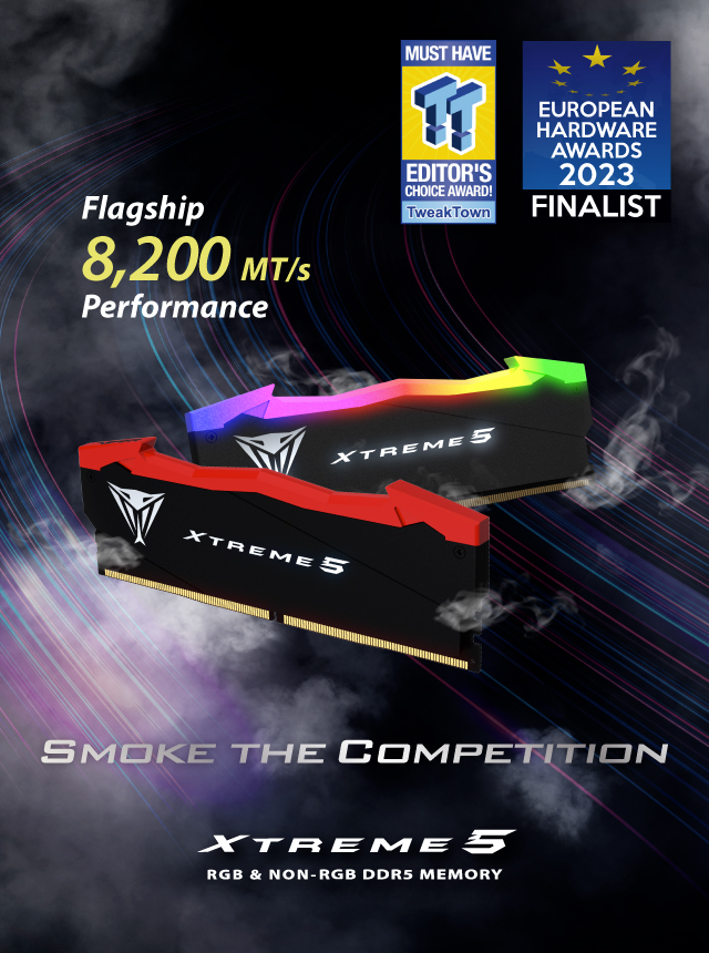 Xtreme 5 DDR5 Memory Flagship 8,200 MT/s Performance | Viper Gaming
