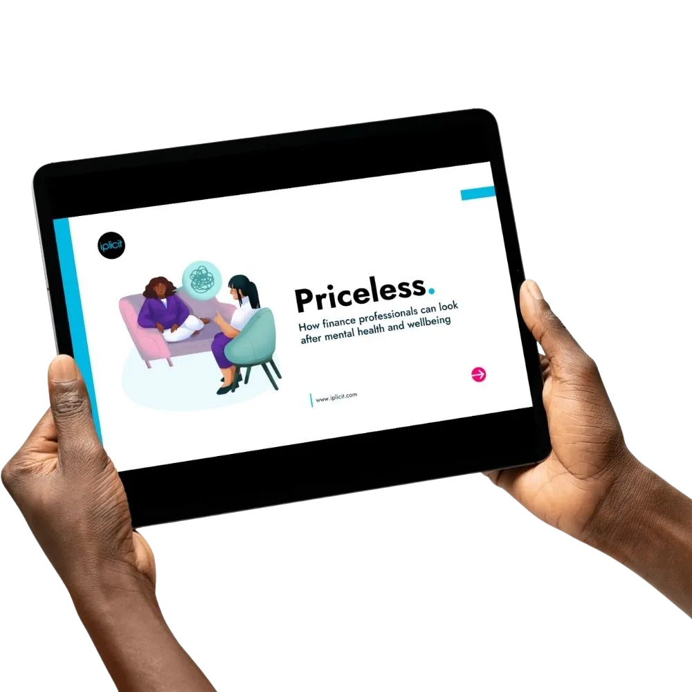 Stress webinar - priceless guide on an ipad