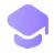 scholarship hat icon