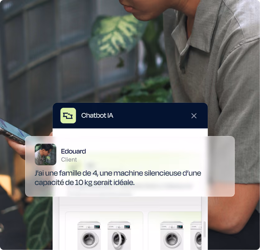 chat bot avant vente