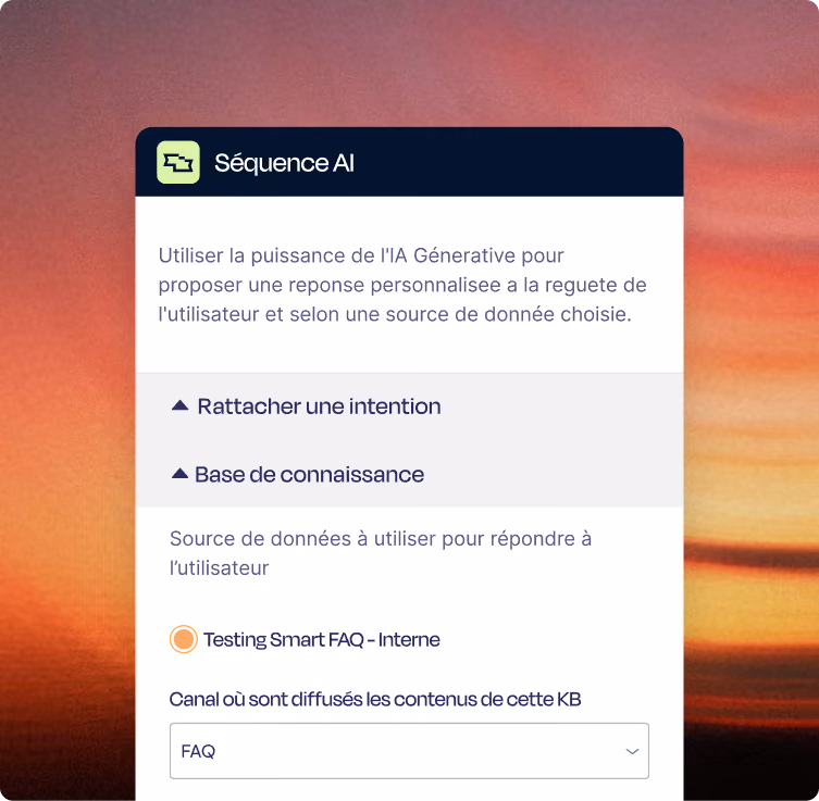 Une cliente échange avec un assistant IA pour choisir son électroménager